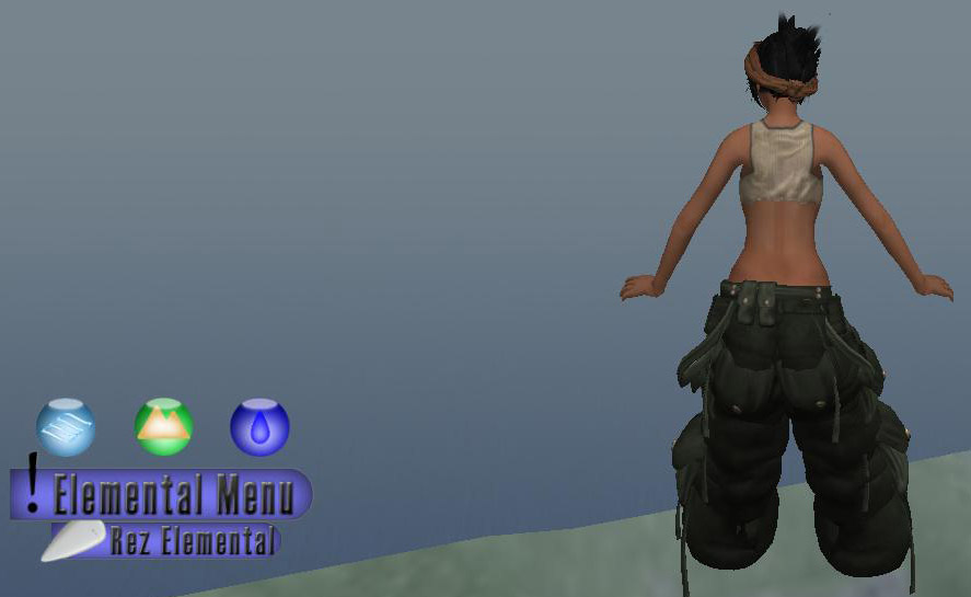 3headedsnake_0031 The HUD for the Elemental is 100% buttons.