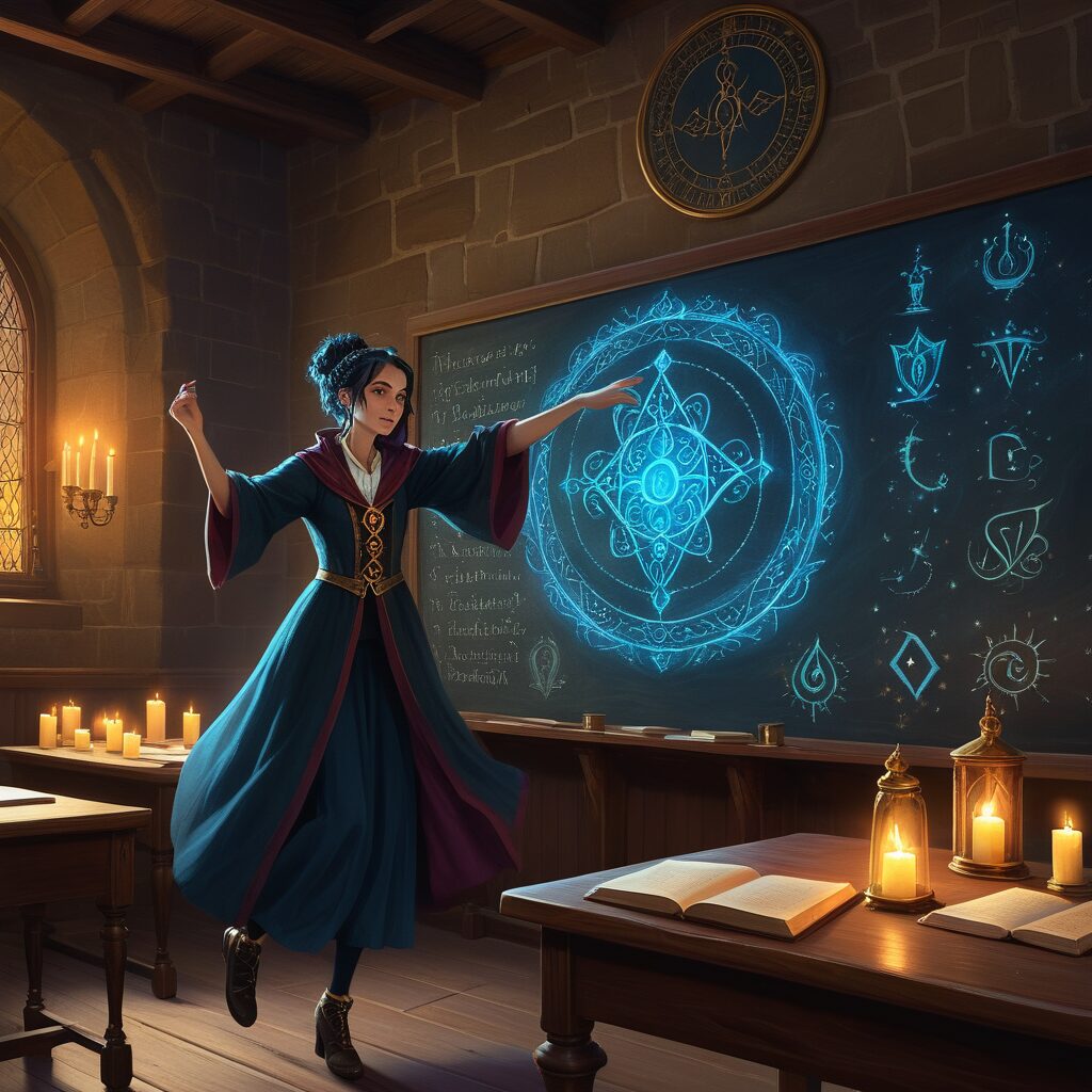Professor Nadia Hayashi Reclaims Chalkboard From Wayward Animated Glyphs